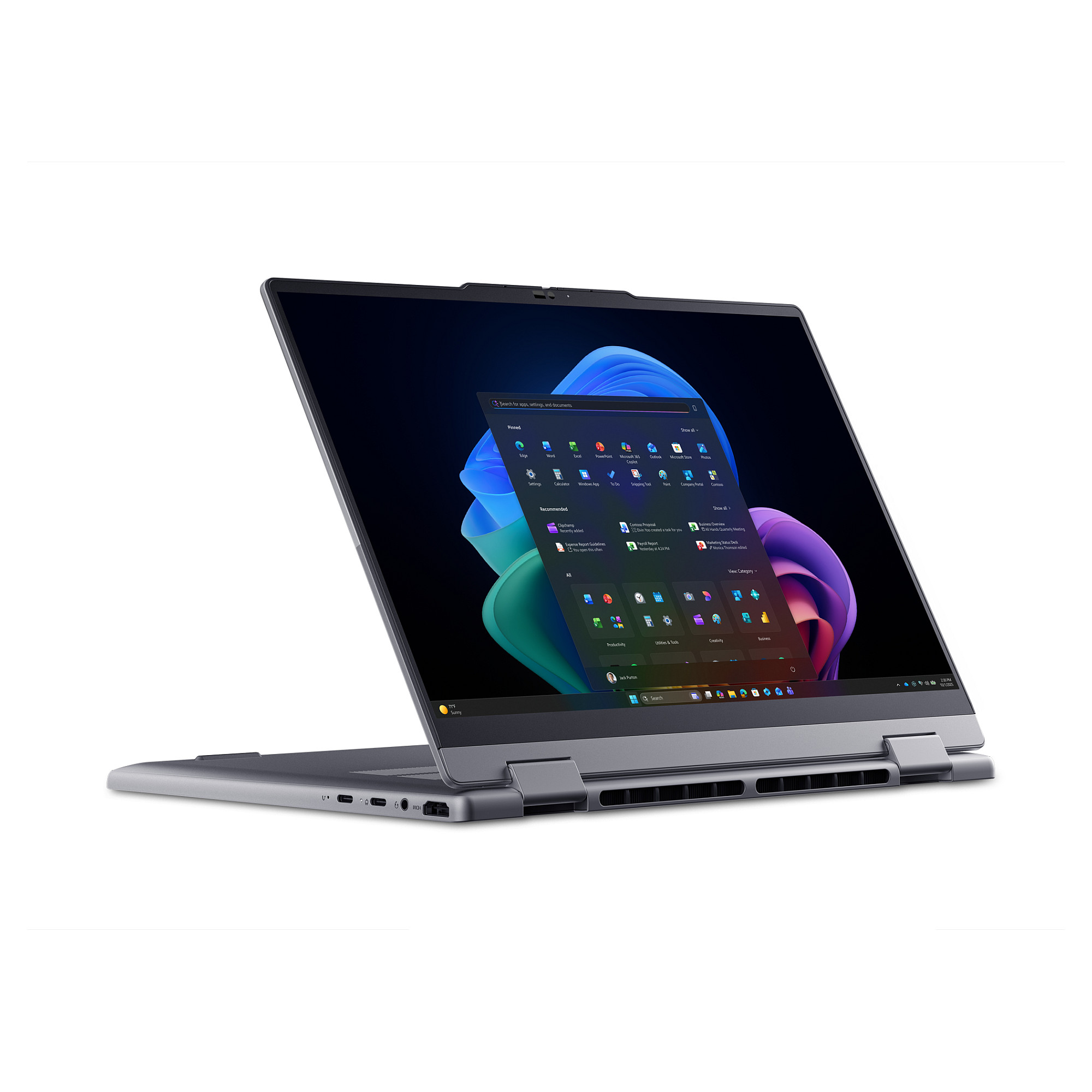 Laptop Lenovo ThinkBook 14 2in1 G6 / Ultra 7 355 / 32GB DDR5 / 512GB / 14" WUXGA IPS Touch 60Hz / Intel Graphics / DE  - Gri - 13