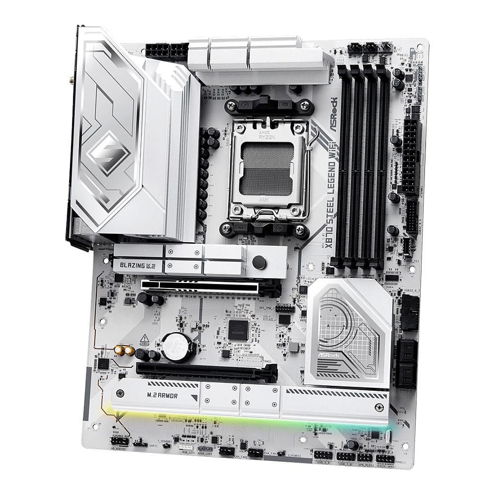 Pllakë Amë ASRock X870 Steel Legend WiFi / AMD AM5 / DDR5 / ATX / Wi-Fi 7 / 2.5GbE LAN - 5