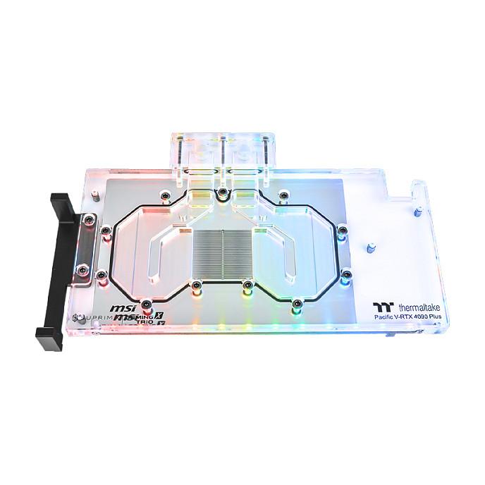 Water Block për Kartelë Grafike Thermaltake Pacific V-RTX 4090 Plus, RGB – Transparent