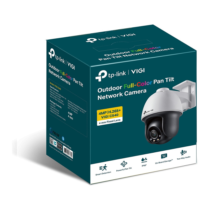 Kamerë Sigurie IP CCTV TP-Link Omada VIGI C540, 4mm,4MP, Full-Color Pan - 8