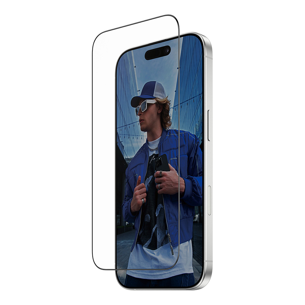 Aksesorë për telefon PanzerGlass Screen Protector / Ultra-Wide Fit with FastFit / for iPhone 17 - Kornizë e zezë / Transparente - 1