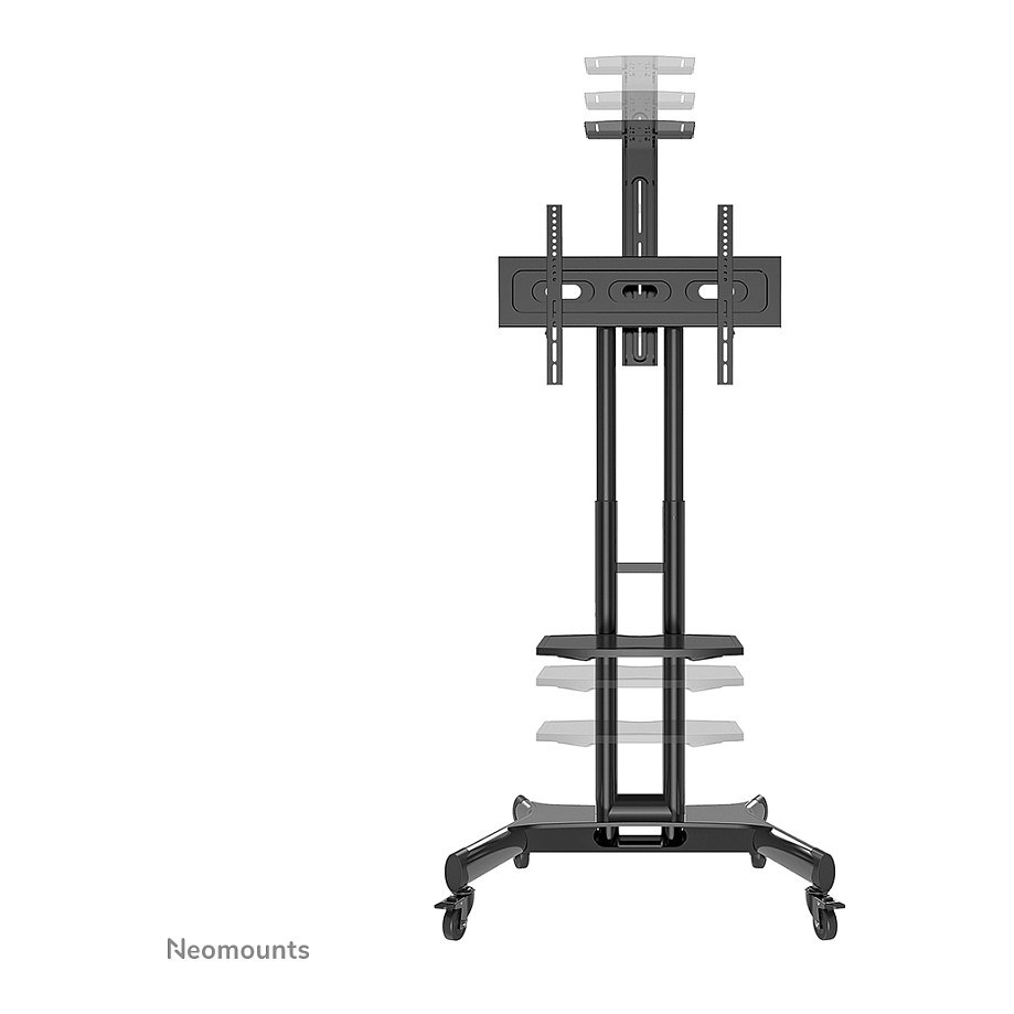 Mbajtëse për TV Neomounts NM-M1700 BLACK mobile floor stand for flat screen TVs up to 75" (191 cm). - 6