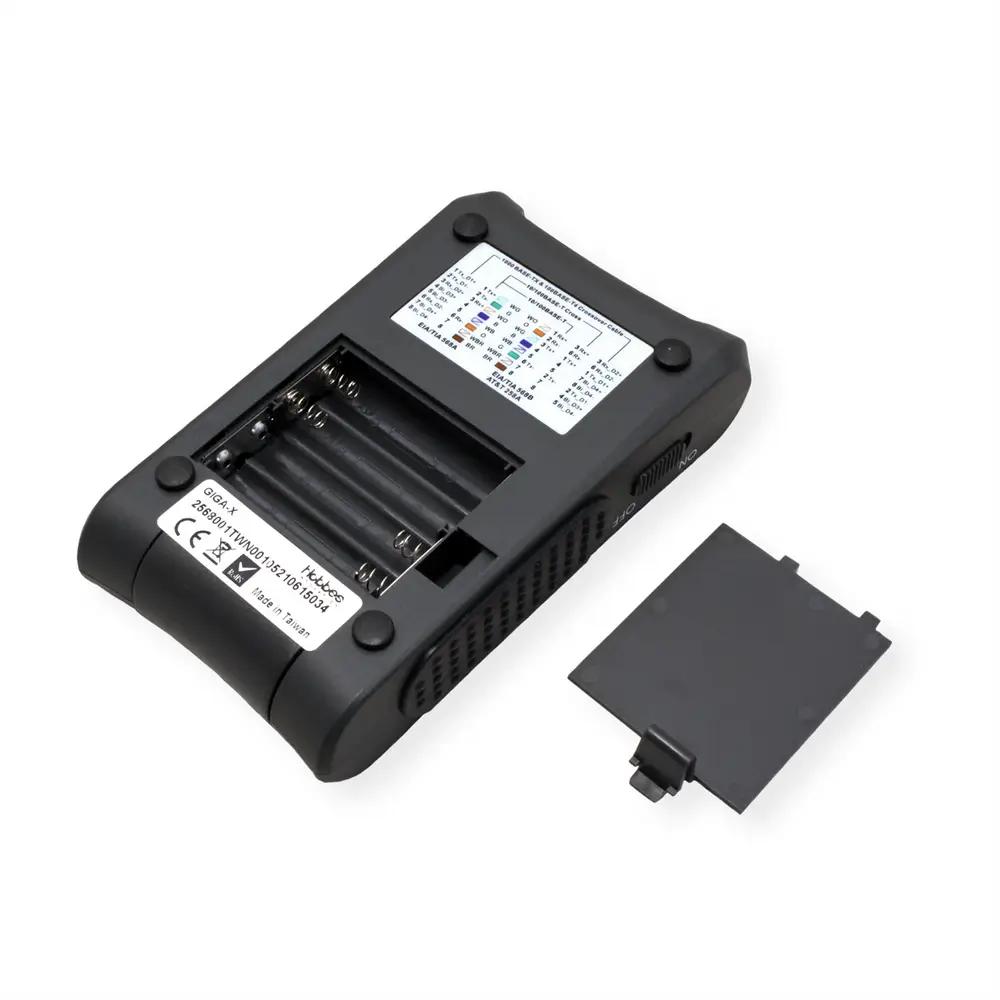 Testues Rrjeti dhe Kabllosh HOBBES GIGA-X, RJ45, 10/100/1000BASE-T, Matje Kabllosh deri në 150m - Zezë/Gjelbër - 2