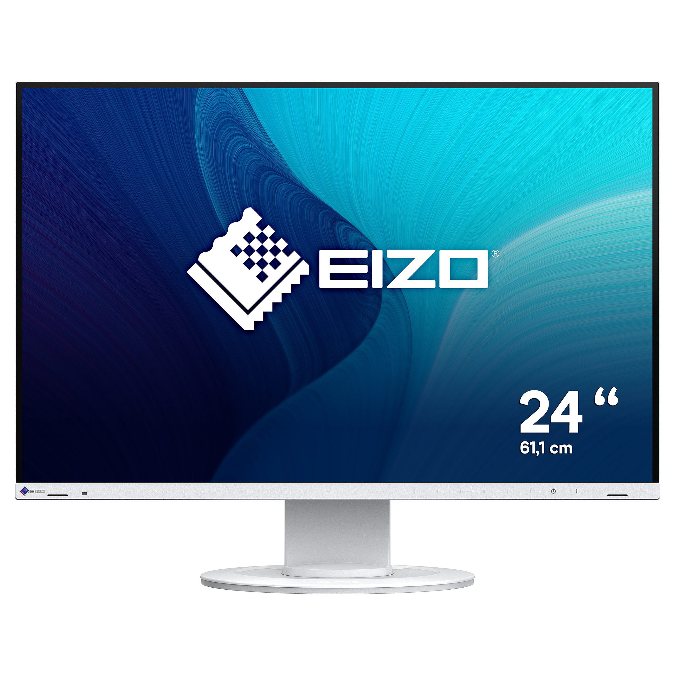 Monitor Eizo FlexScan EV2410R-WT / 24.1" / WUXGA IPS / 60Hz / 5ms / DisplayPort+DVI+HDMI - Bardhë