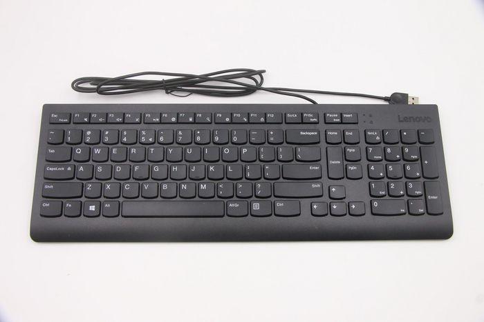 Tastierë me kabllo Lenovo USB Calliope Keyboard Gen2 / USB / Full-Size / US Euro  - Zezë