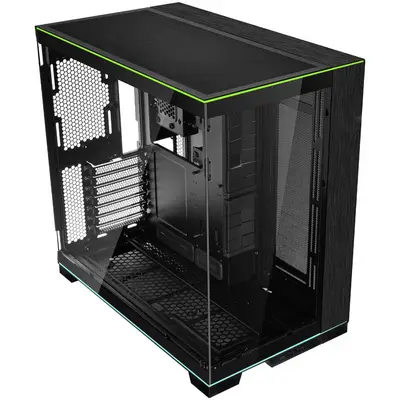 Kasë PC Lian Li O11 Dynamic EVO RGB / Mid Tower / E-ATX + ATX + M-ATX + Mini-ITX / 10x Fan / ARGB / Tempered Glass – Zezë - 2