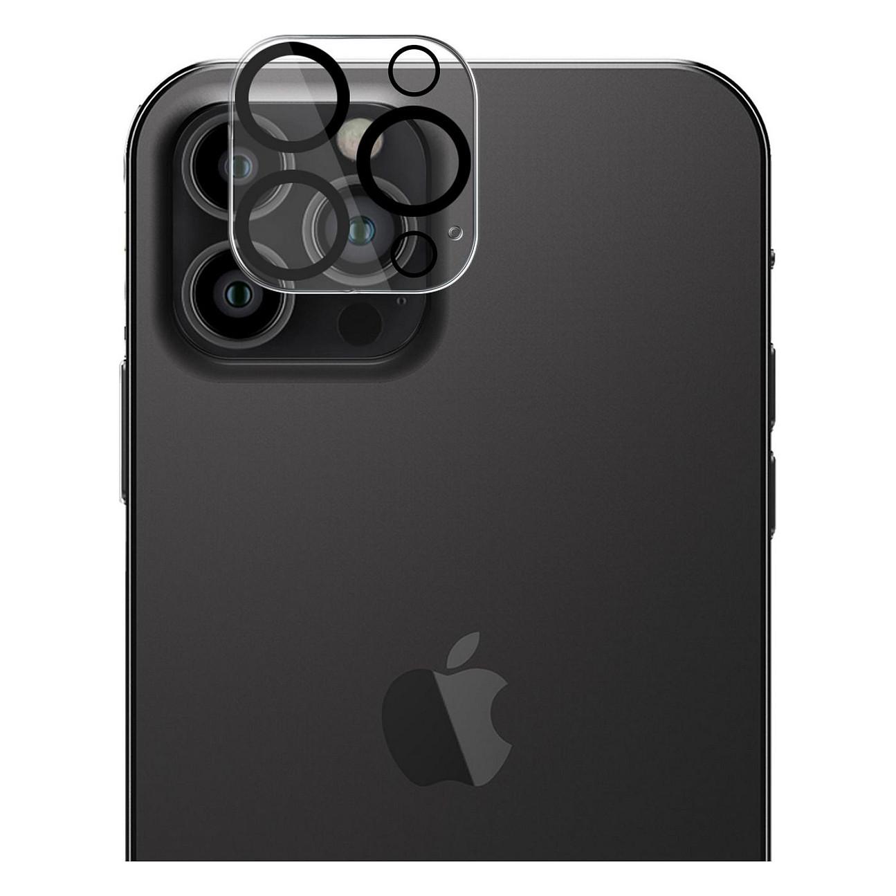 Mbrojtës për Kamerë eSTUFF Titan Shield, iPhone 14 Pro, iPhone 14 Pro Max, Xham i Temperuar, 9H, 3-në-1 - Transparent - 1