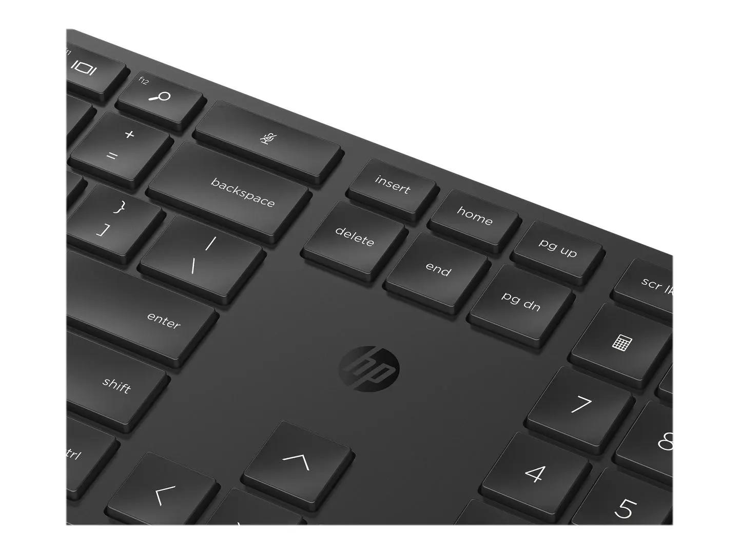 Combo (Tastierë & Maus) HP 650, Wireless, 2.4 GHz, Full Size, QWERTZ Gjerman, 4000 DPI - Zezë - 3
