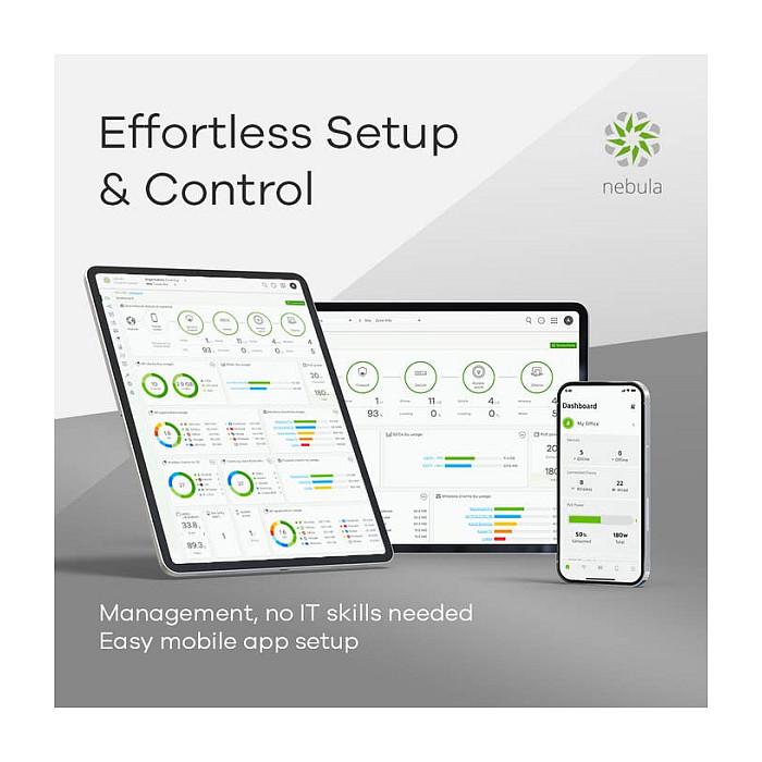Switch Zyxel XGS1935-28HP, 24x Gigabit Ethernet RJ45 PoE+, 4x 10G SFP+, PoE 375W, 128Gbps, Layer 3 Lite, Rack 1U - Zezë - 6