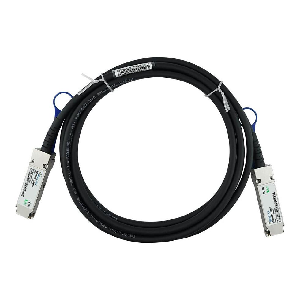 Kabllo për Rrjet BlueOptics DAC-Q28-100G-1M-BL, 100 Gbps, QSFP28 në QSFP28, DAC, 1 m - Zezë - 1