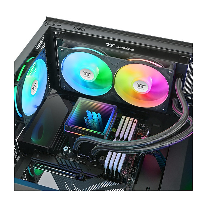 Ftohës për Procesor 240mm Thermaltake TH240 V3 ARGB Sync AIO – Zezë - 5