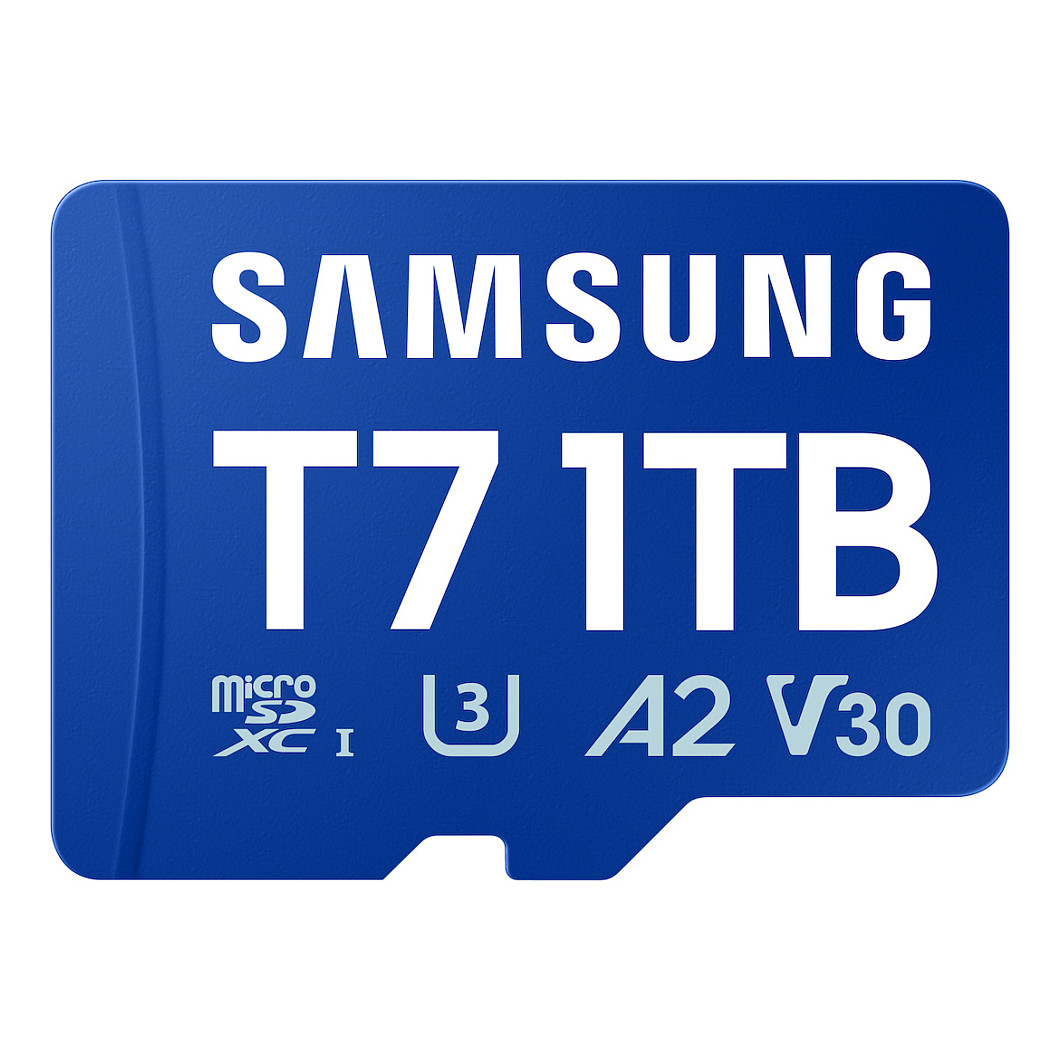 Kartë Memorie Samsung T7 / 1TB / MicroSDXC / UHS-I / U3 / V30 / 170MB/s