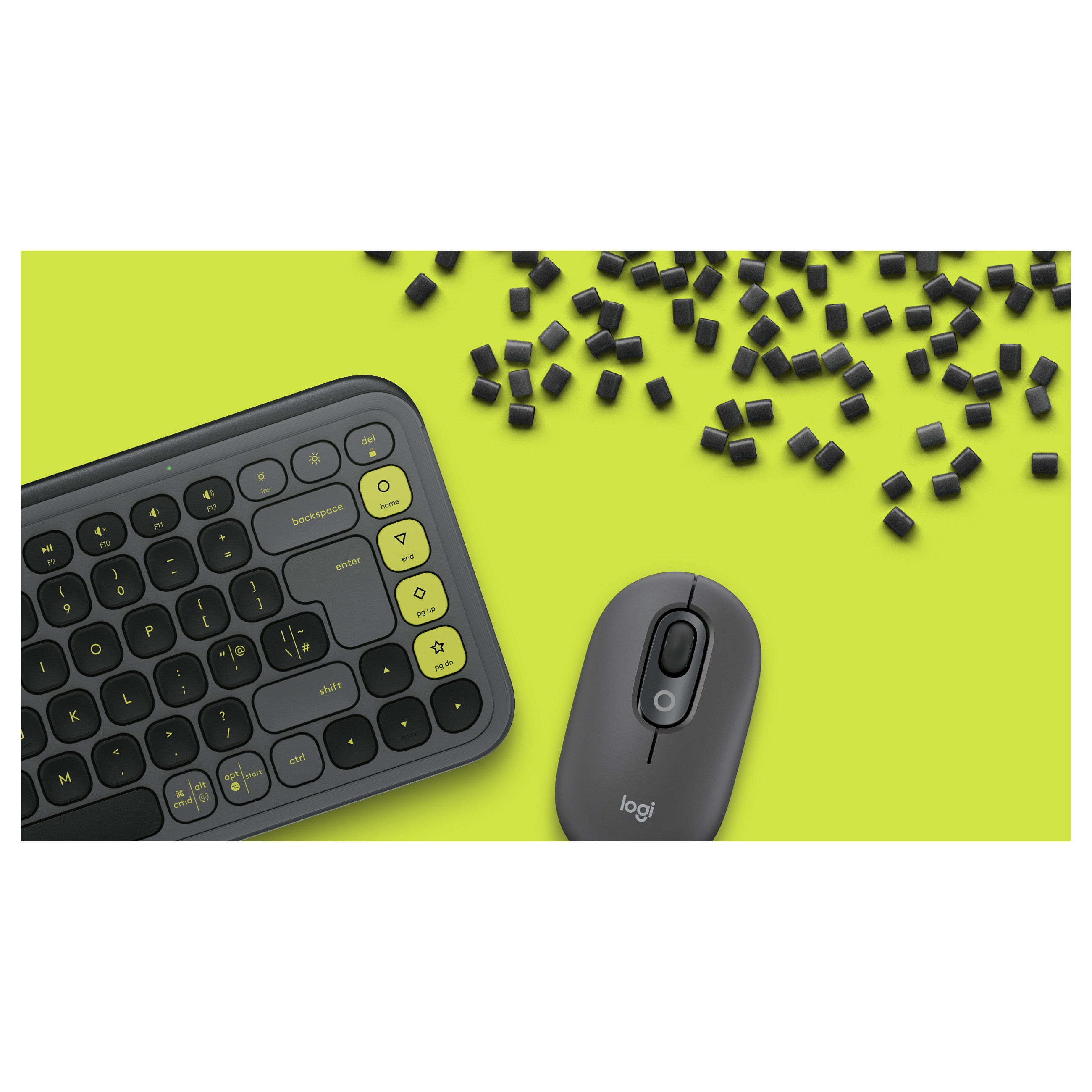 Combo (Tastierë & Maus) Logitech POP Icon / Mini Low-Profile / Wireless Bluetooth / Scissor-Switch / 400 DPI / Multi-Device – Zezë - 6