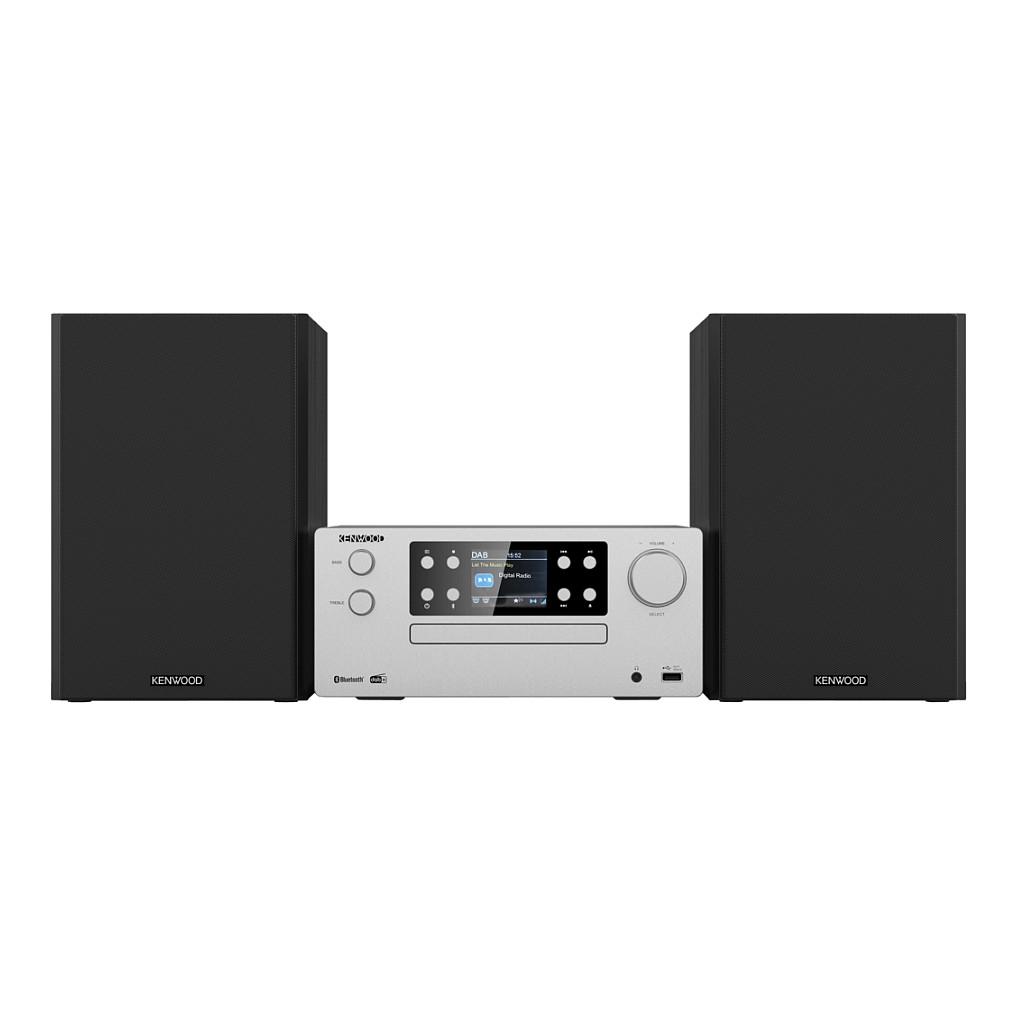 Sistem Audio për Shtëpi Kenwood M-925DAB-S, 50 W, DAB+, FM, RDS, Dalje për Kufje 3.5 mm - Zezë, Argjend