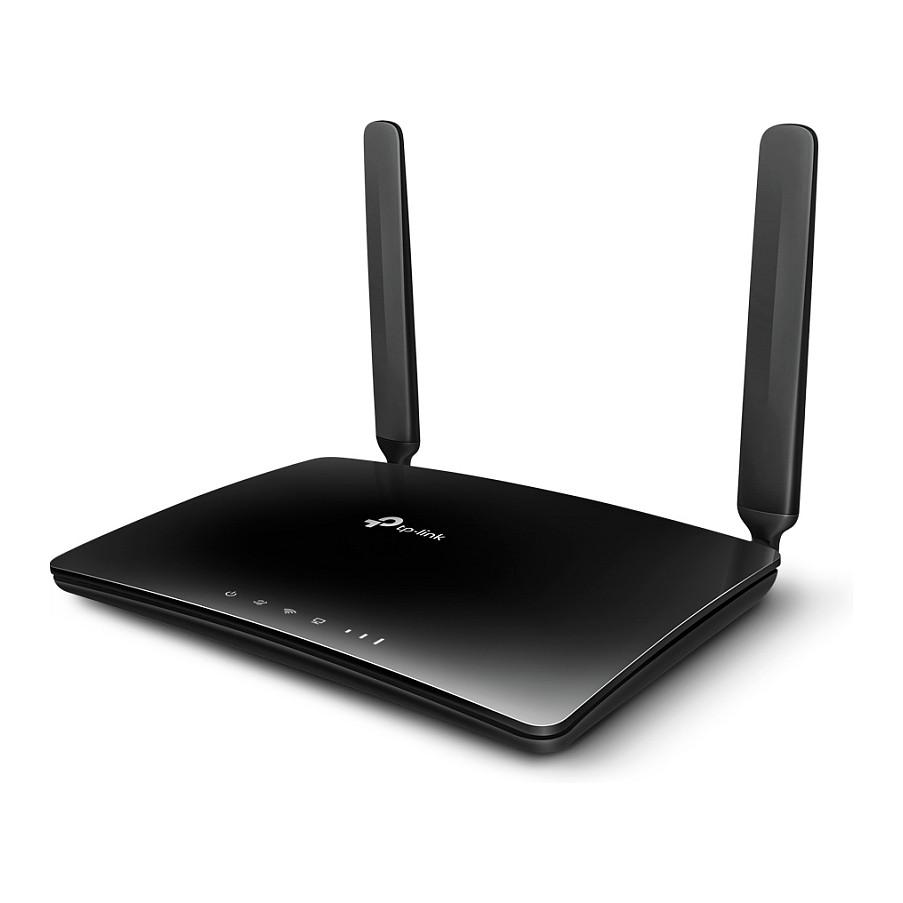 Ruter TP-Link TL-MR6400, 4G LTE Cat 4, Wi-Fi 4 N300, 1× LAN/WAN + 3× LAN 10/100Mbps, Nano-SIM - Zezë - 2