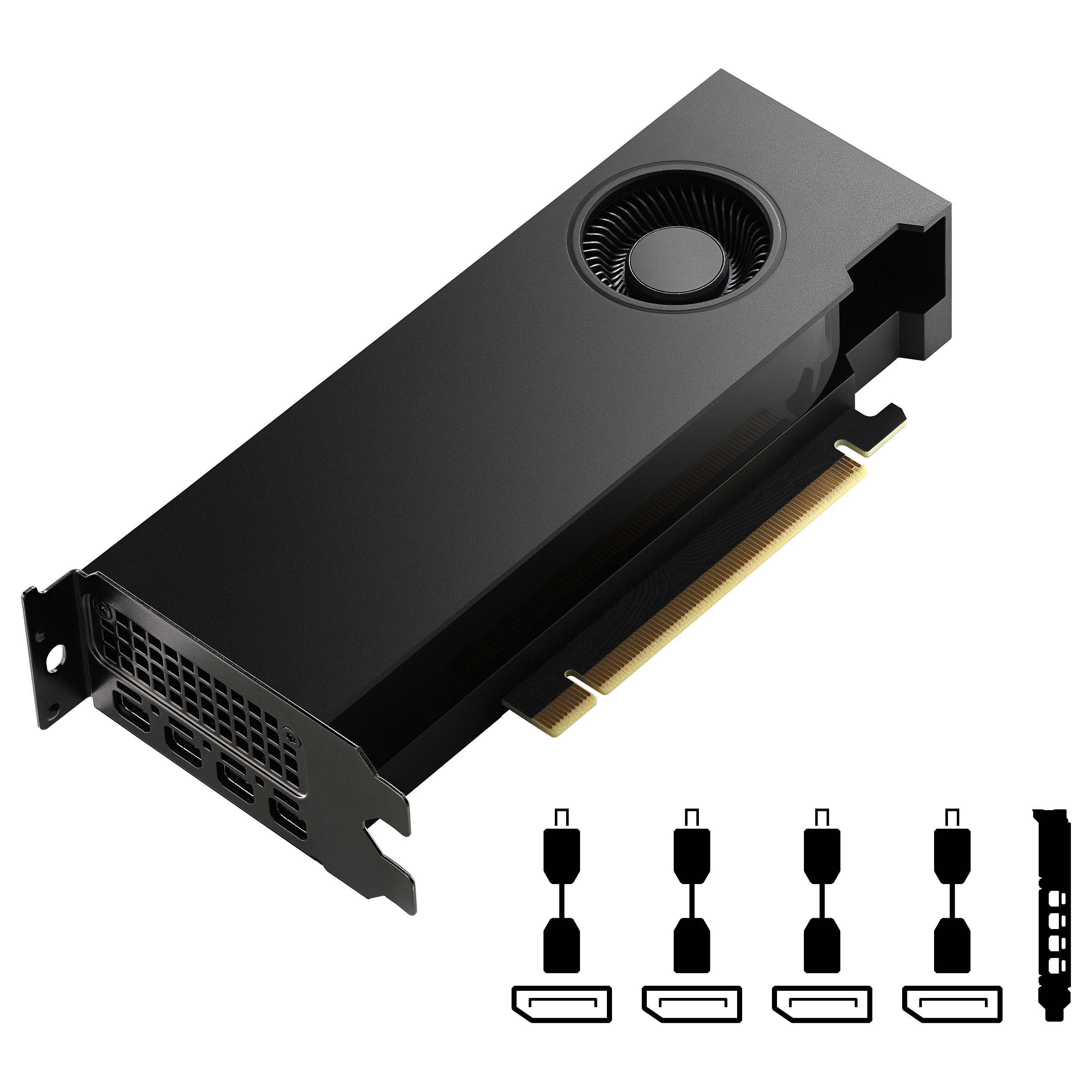 Kartelë Grafike NVIDIA RTX 4000 SFF Ada Generation / 20GB GDDR6 / PNY Professional - 4