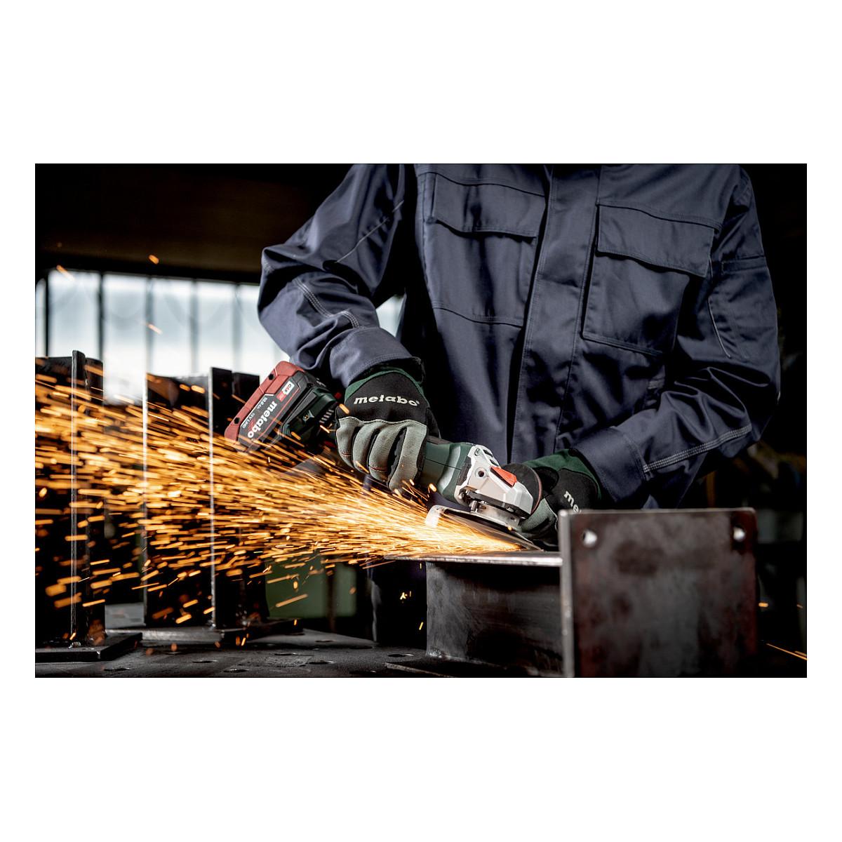 Grirëse Këndore me Bateri Metabo WB 18 LT BL 11-125 Quick, 18V, Brushless, 125mm, 10000rpm, M14 - Zezë/Gjelbër - 4