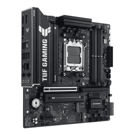 Motherboard ASUS TUF GAMING B850M-E WIFI, AMD AM5, B850, DDR5, Micro-ATX, Wi-Fi 6E, Bluetooth 5.3, 2.5Gb Ethernet, PCIe 5.0