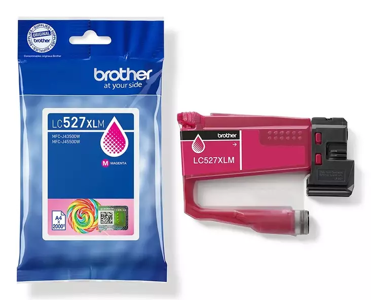 INK Brother LC-527XLM / 2.000 faqe – Rozë
