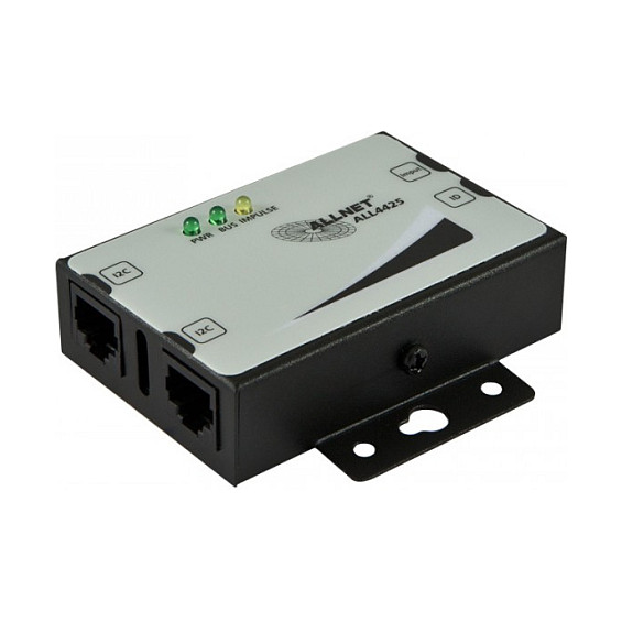 ALLNET ALL4421 Voltage Sensor 0–40V DC – MSR Building Automation Monitoring Module (White Housing) - 1
