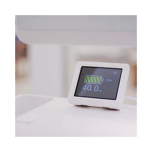 Karrocë për Monitor Ergotron CareFit Slim 2.0, 21"–27", 9.1kg, VESA 75×75mm/100×100mm, Lartësi 74–119cm - Bardhë/Hiri - 6