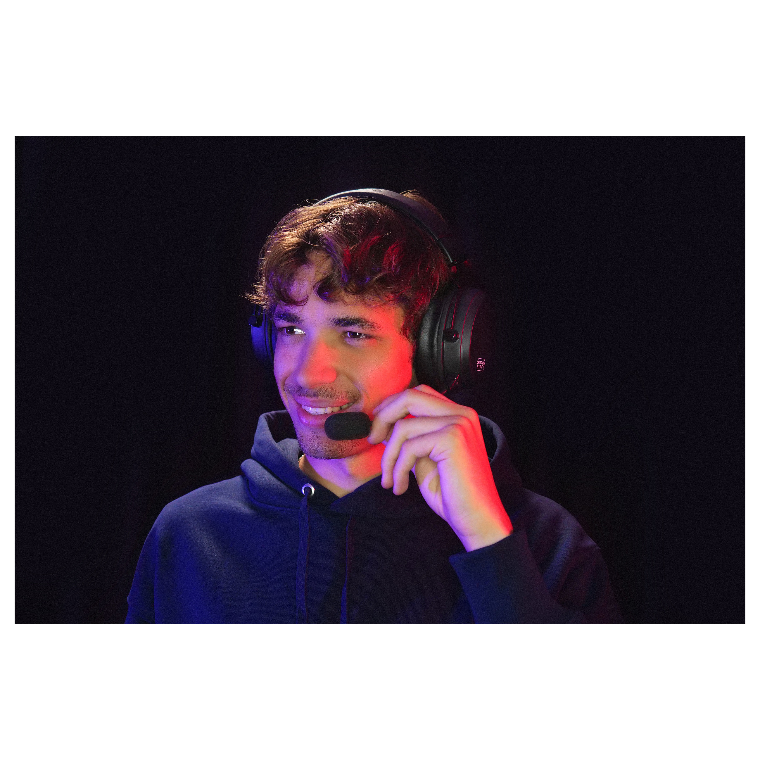 Kufje Gaming Cherry XTRFY H3 Wireless - Zezë - 8