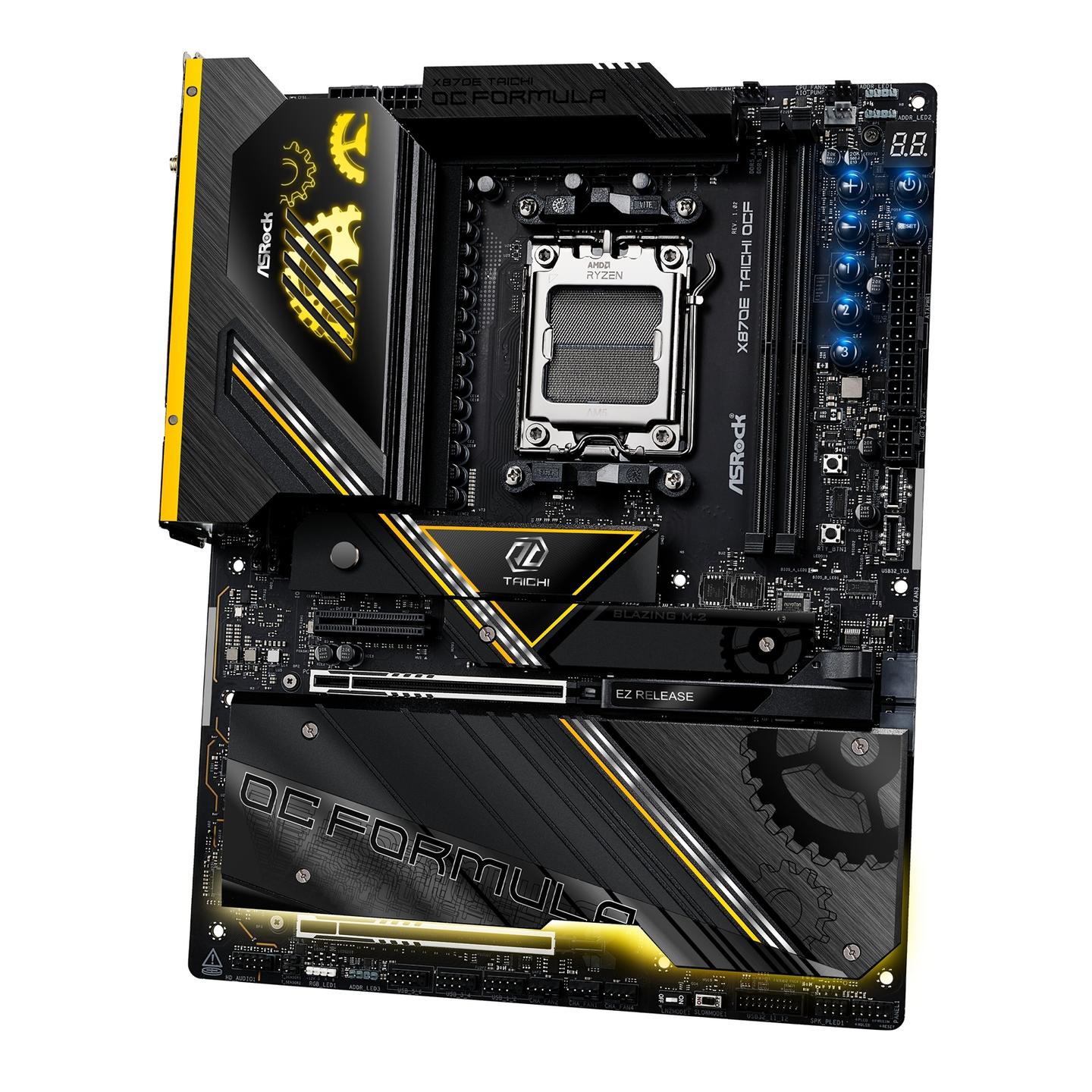 Pllakë Amë ASRock X870E Taichi OCF / AMD AM5 / DDR5 / ATX / Wi-Fi 7 / 5GbE LAN - 3