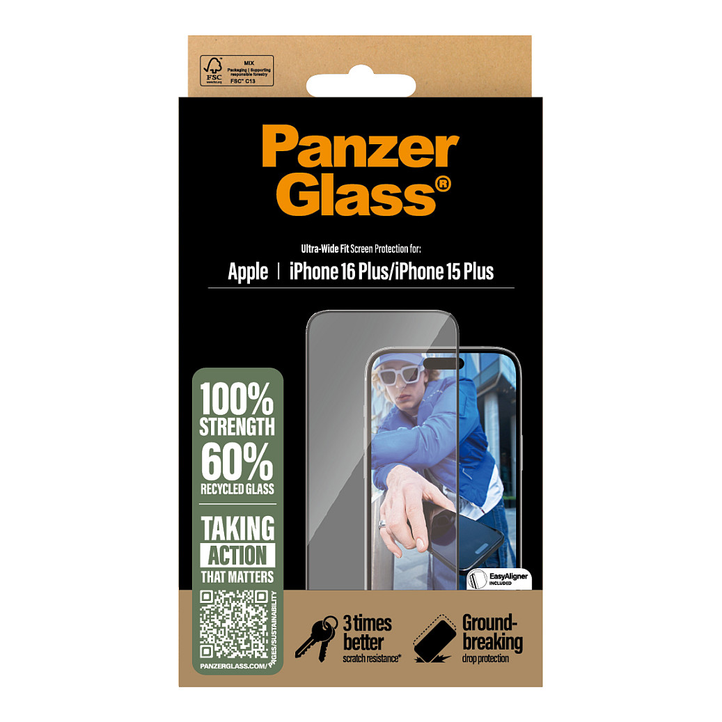 Aksesorë Apple PanzerGlass iPhone 16/15 Plus – UWF - 3
