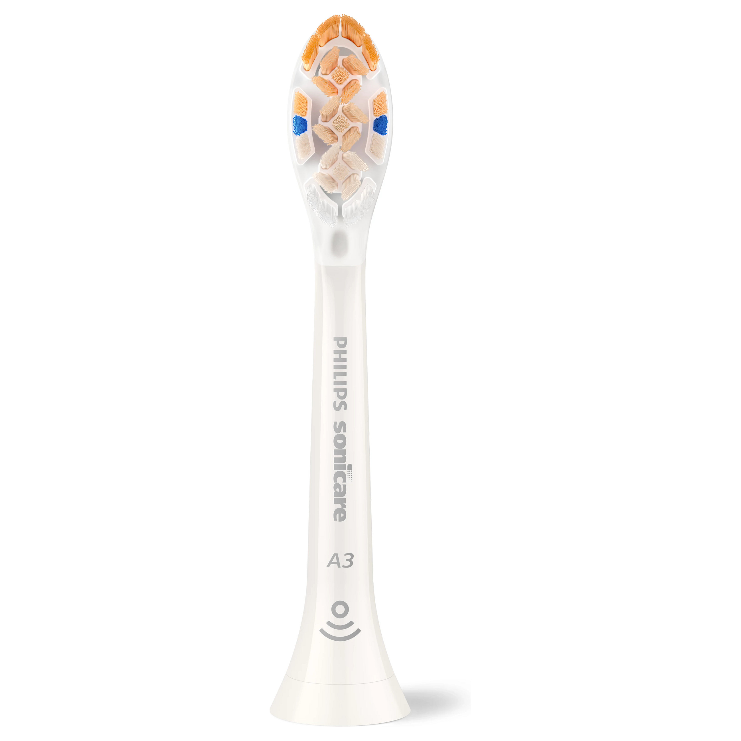 Koka zëvendësuese për furçë dhëmbësh Philips Sonicare A3 Premium All-in-One HX9092/87 / BrushSync / Click-On / 2 Copë – Bardhë - 2