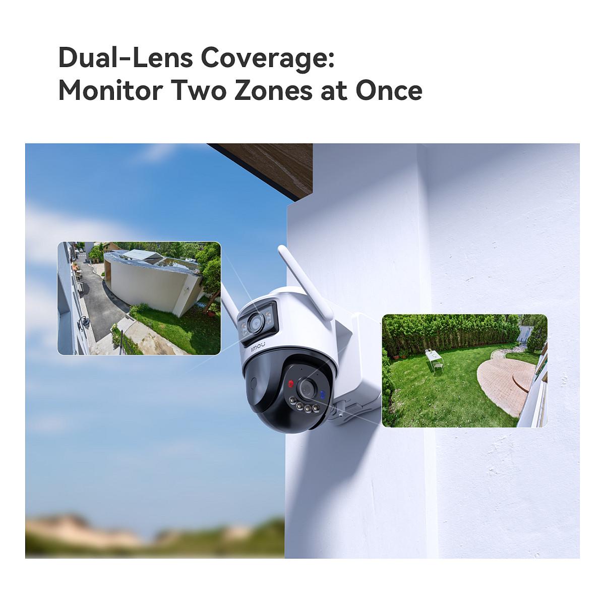 Kamerë Imou AOV Dual, 5MP + 5MP, 3.6mm, 8× Zoom Dixhital, Wireless - Zezë/Bardhë - 26