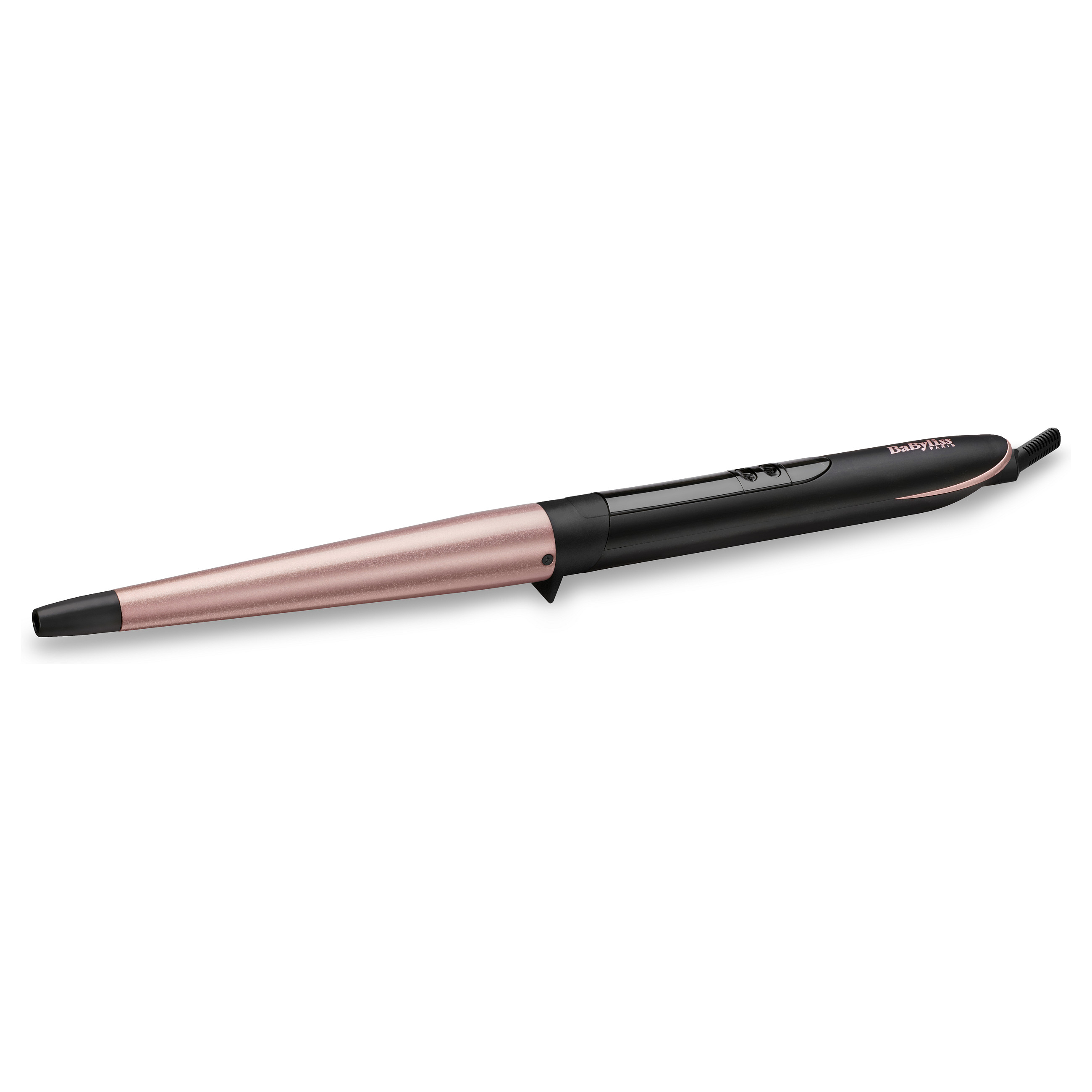 Stiluese për flokë për kaçurrela BaByliss Conical Wand C454E / Quartz-Ceramic / 25–13 mm / 6 Temperatura / 210°C – Zezë