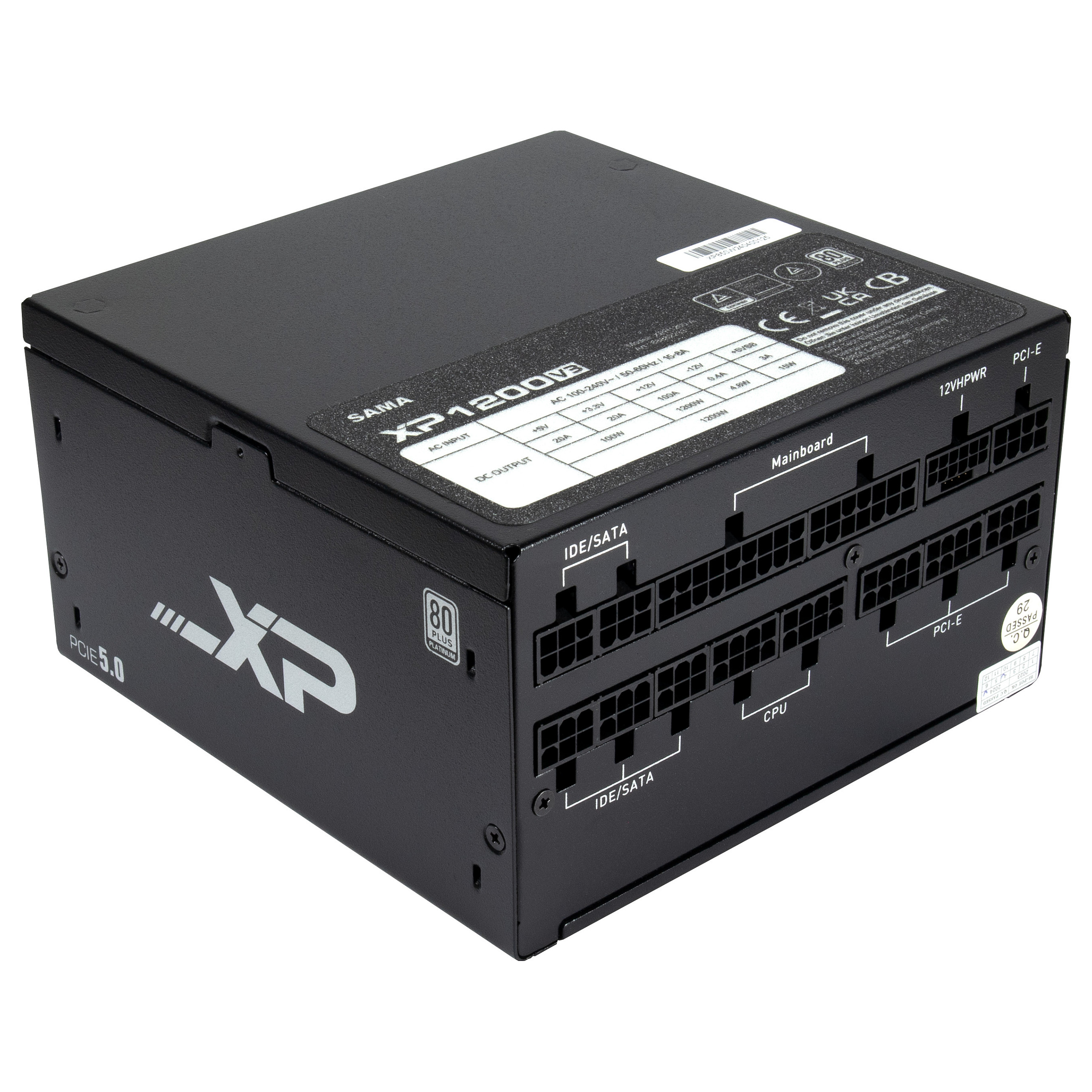 Furnizues Energjie Inter-Tech SAMA XPH-1200A / 1200W / ATX / 80 PLUS Platinum / ATX 3.0 / Fully Modular – Zezë - 3