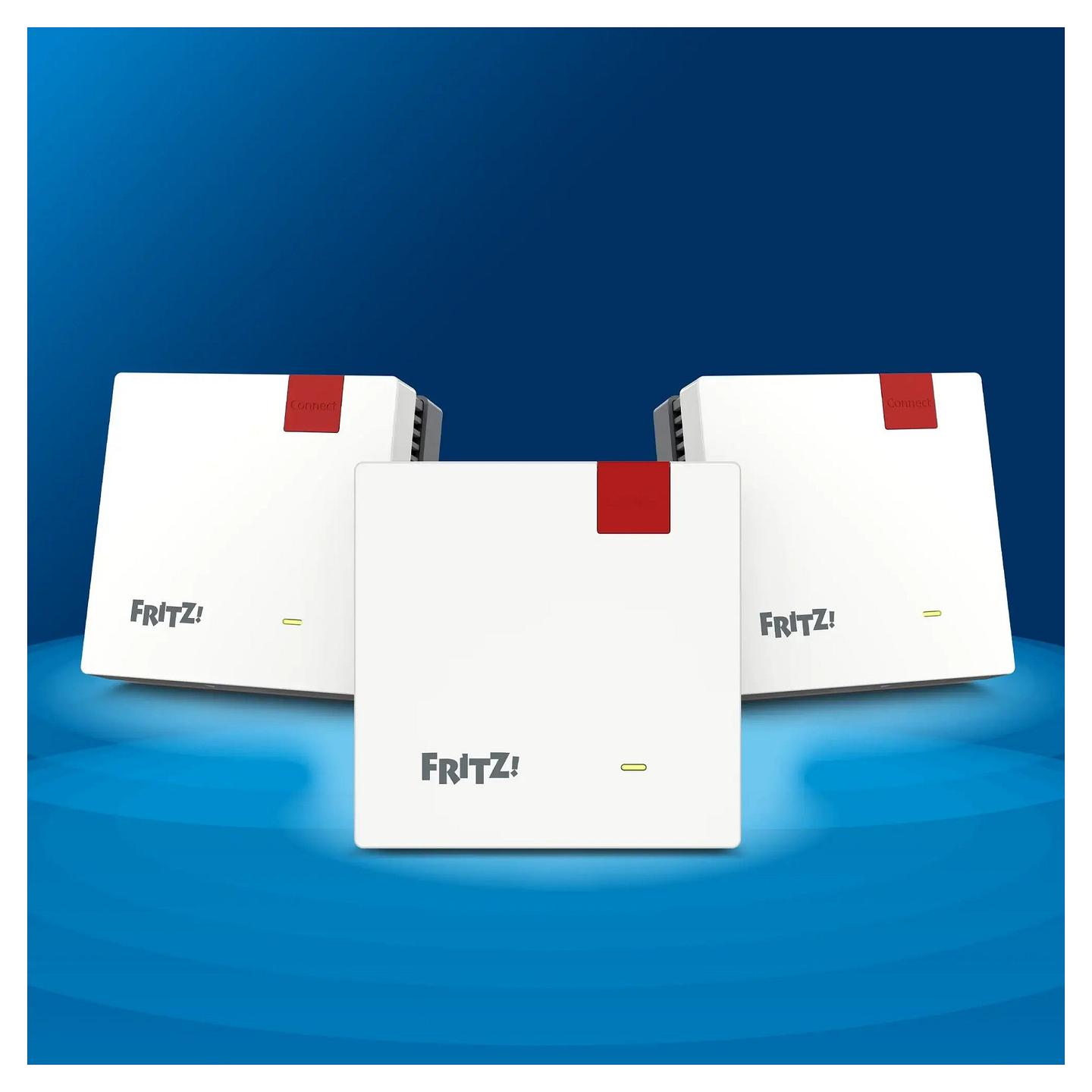 Sistem Mesh FRITZ! Mesh Set 1700, Wi-Fi 7, Dual-Band, deri në 3.6Gbps, 3× Gigabit LAN, 3-Pack - Bardhë - 3
