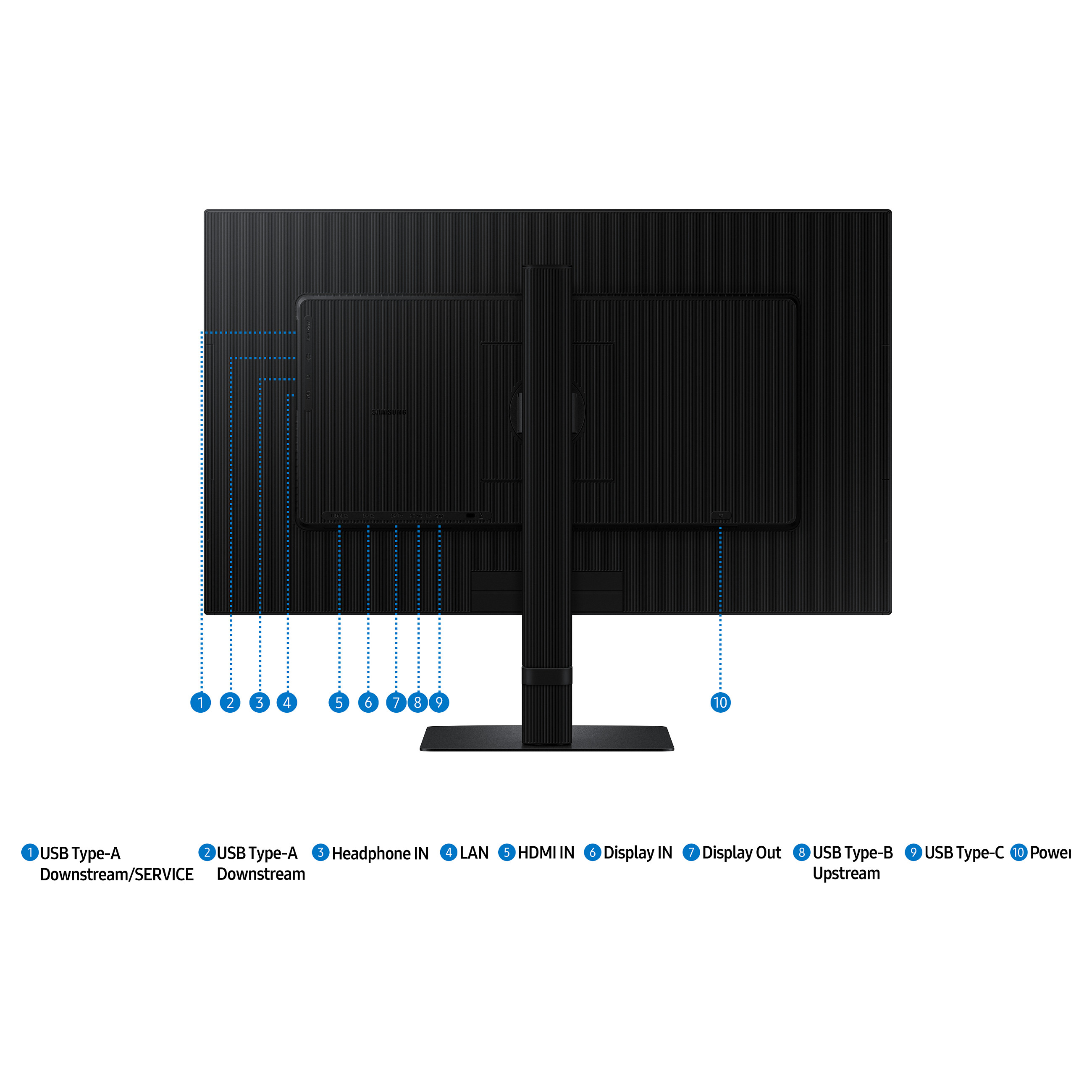 Monitor Samsung LS27D600UAUXEN / 27"/ Quad HD IPS / LCD / 100 Hz / 5 ms / HDMI+USB+DP+HDCP - Zezë - 15