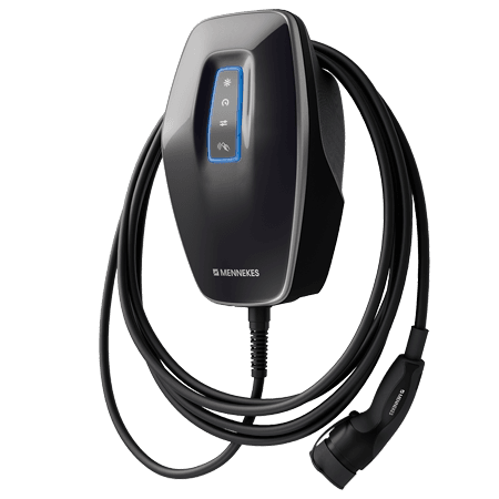 Wallbox për Elektromobilitet MENNEKES AMTRON 4Business 760, 22 kW, Kabllo Type 2, 7.5 m, RFID – Zezë