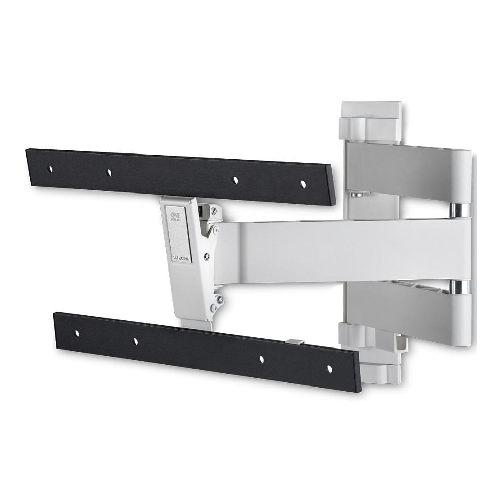 Mbajtëse Muri për TV One For All WM6453 / 32"-77" / 40kg / Full Motion / Tilt 0°-20° / Swivel 180° - Zezë & Bardhë