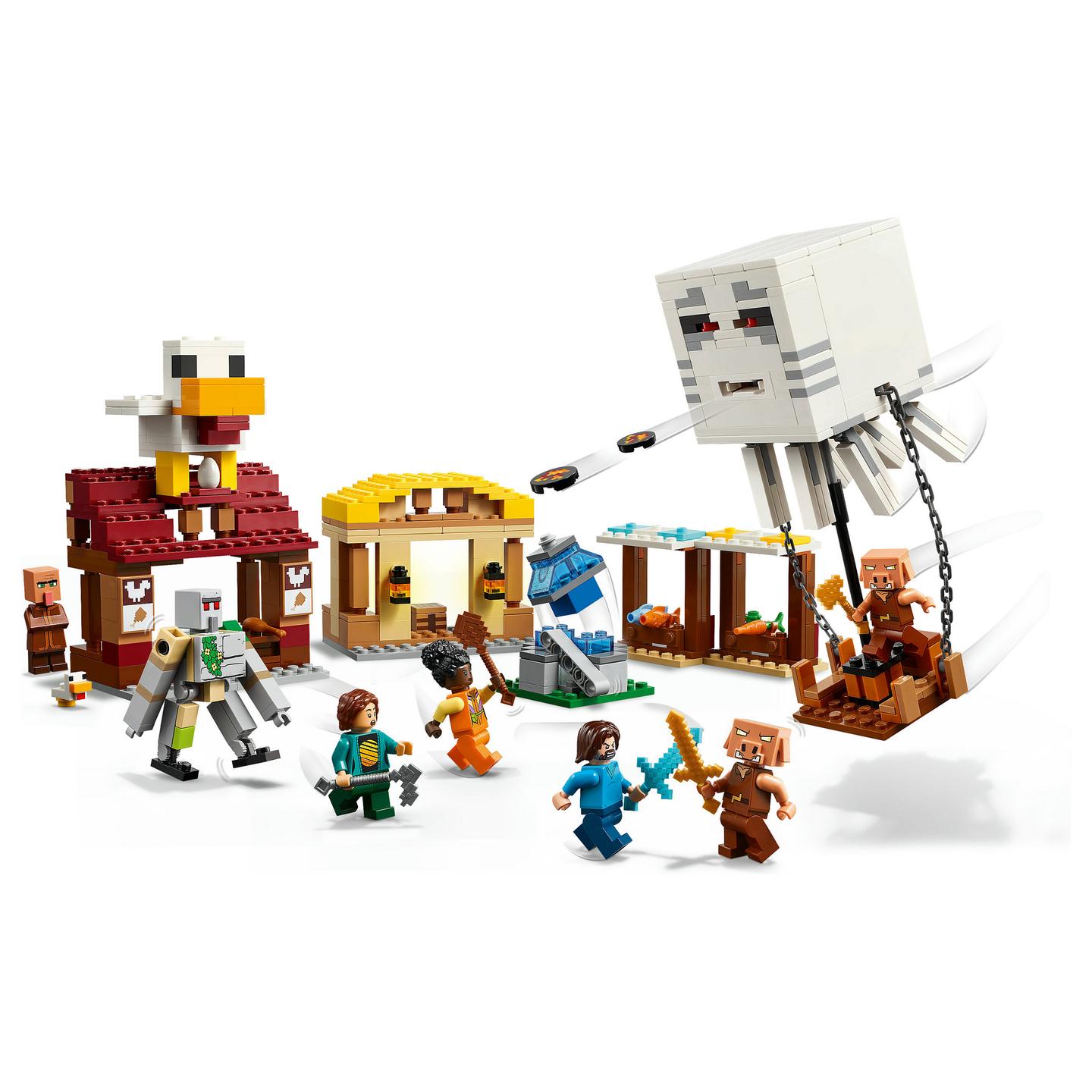 LEGO Minecraft The Ghast Balloon Village Attack - 15
