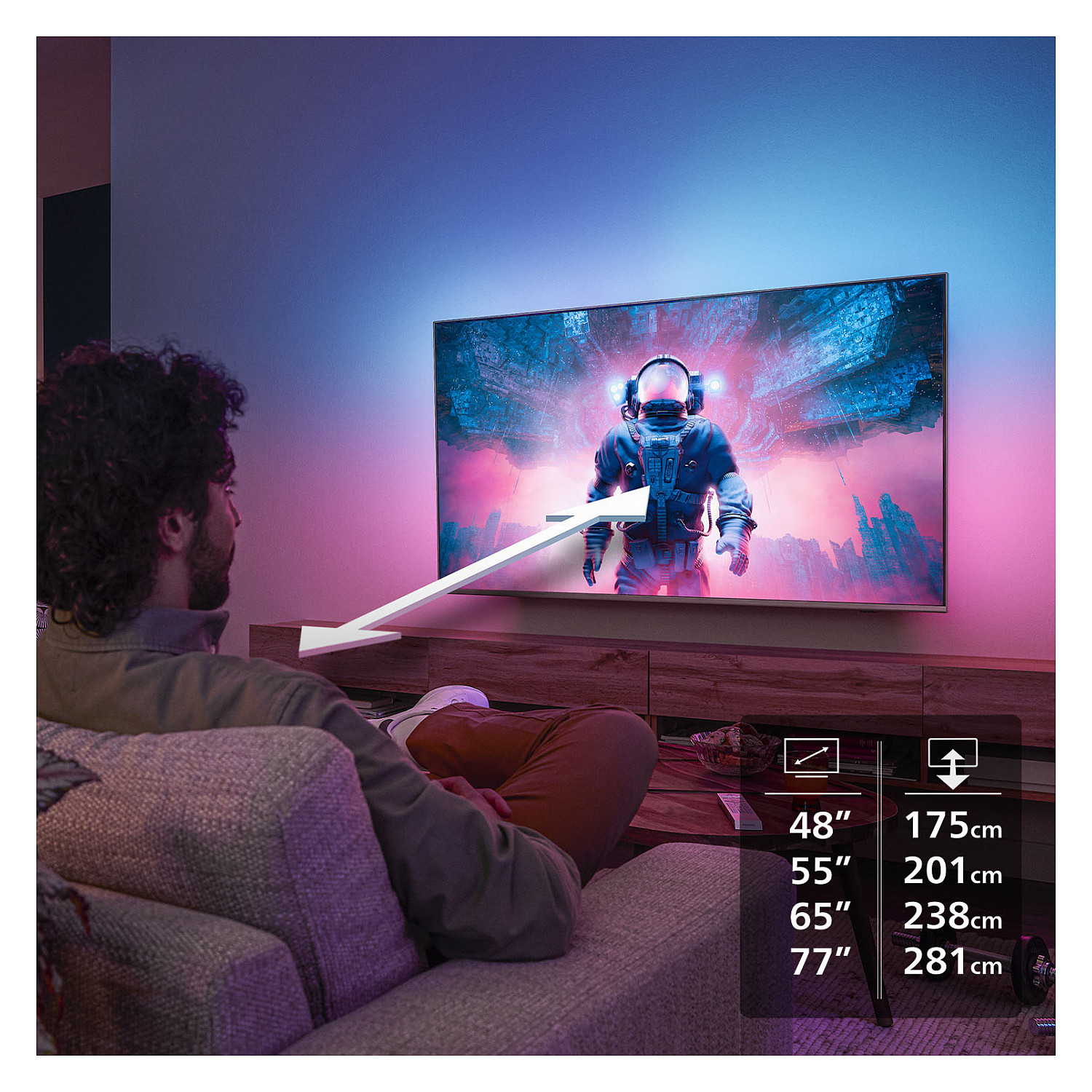 Smart TV Philips 65OLED760/12 / 65"/ 4K Ultra HD / OLED / 120Hz / HDMI+USB+HDCP - Zezë - 16