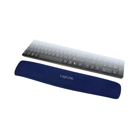 Mbështetëse për Kyçe për Tastierë LogiLink ID0045, Gel, 40 × 6.5 cm - Blu