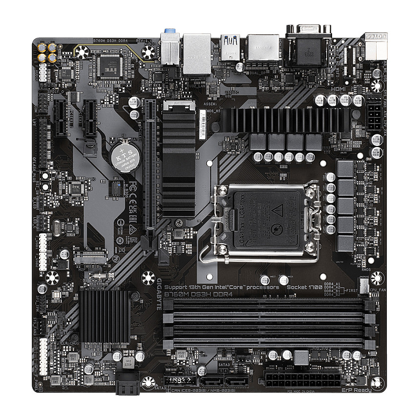 Pllakë amë 1700 Gigabyte B760M DS3H DDR4 - 5