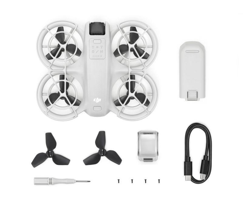 Dron DJI Neo, 4K, 12MP, 1/2" CMOS, 1-Aksësh, 22GB - Gri - 2