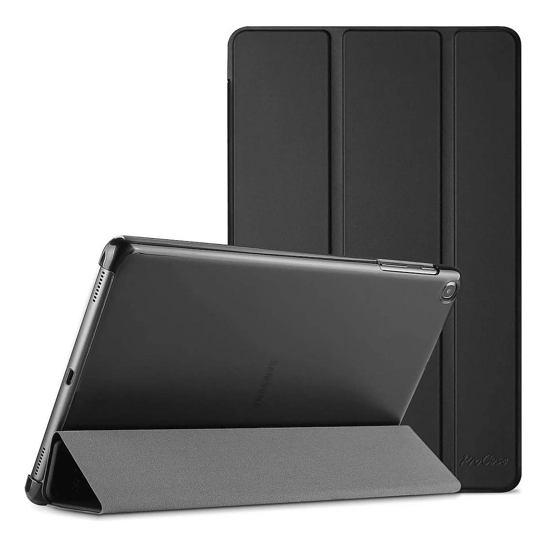 Case për Tablet Samsung Mobeen Trifold Book Cover për Galaxy Tab A11+ - Zezë