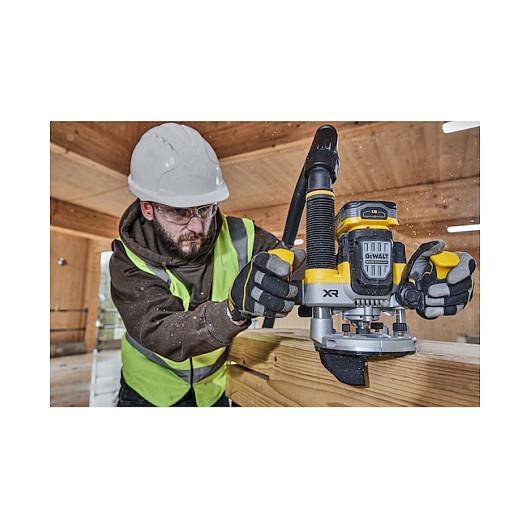 Frezë me Bateri DeWALT DCW620NT-XJ, 18V, Brushless, 11000–23000rpm, 70mm, 63mm - Zezë/Verdhë - 11