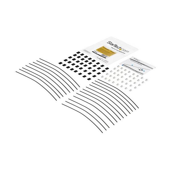 Lidhëse Sigurie për Kabllo StarTech.com CONNLOCKPK20, 20 Copë, Çelik, 30cm, Anti-Vjedhje - Zezë - 7