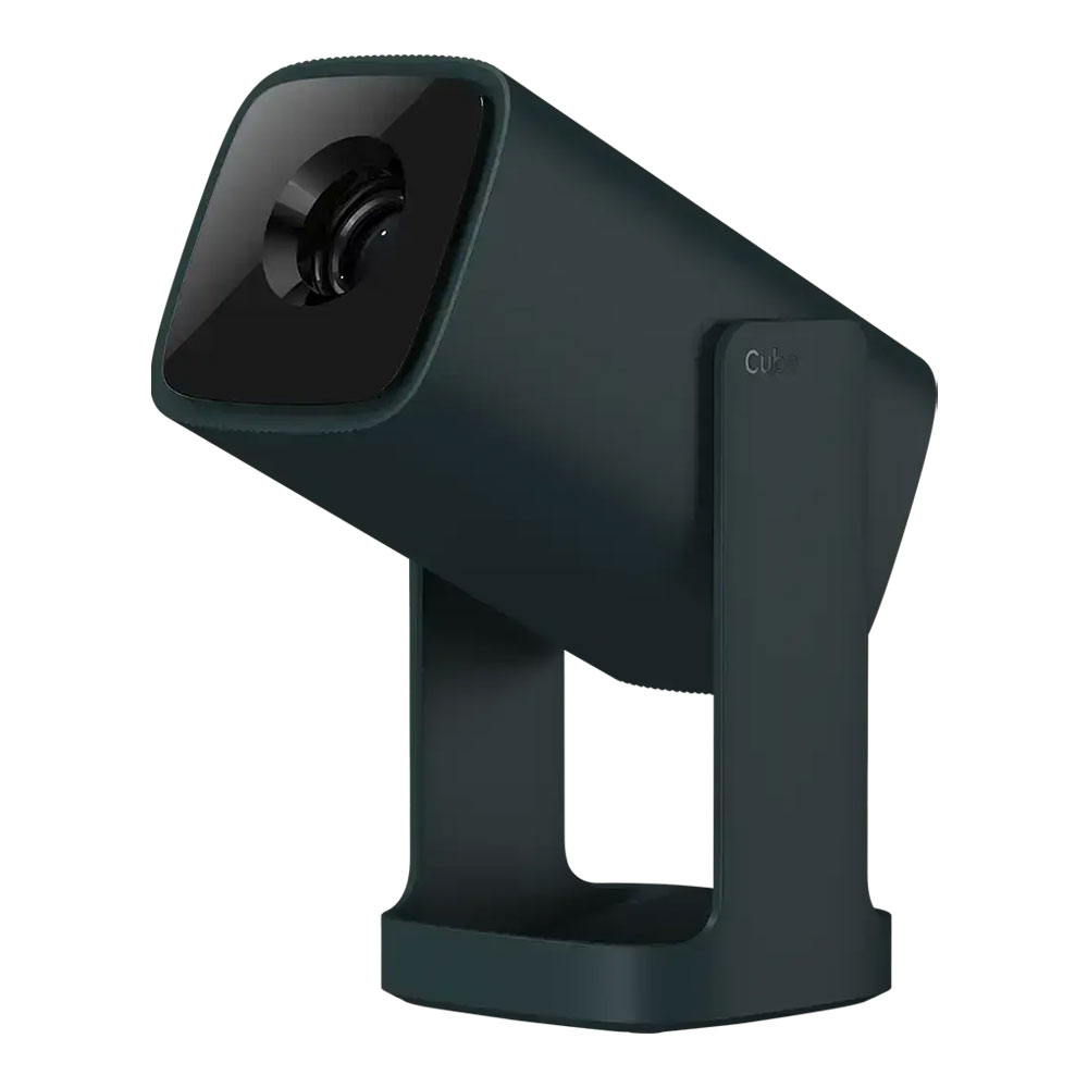 Projektor WANBO CUBE 1 LCD / HD (1280 x 720) / 200 lumen / Android TV 11 / Wi-Fi + Bluetooth / HDMI + USB - Gjelbër