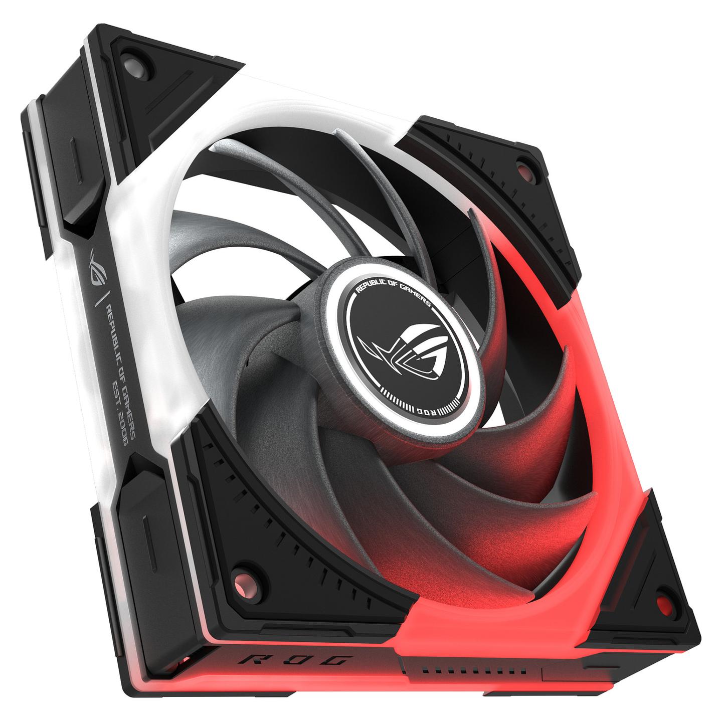 Ftohës për Kasë ASUS ROG Eurux GR120 ARGB, 120mm, PWM, Single Pack - Zezë