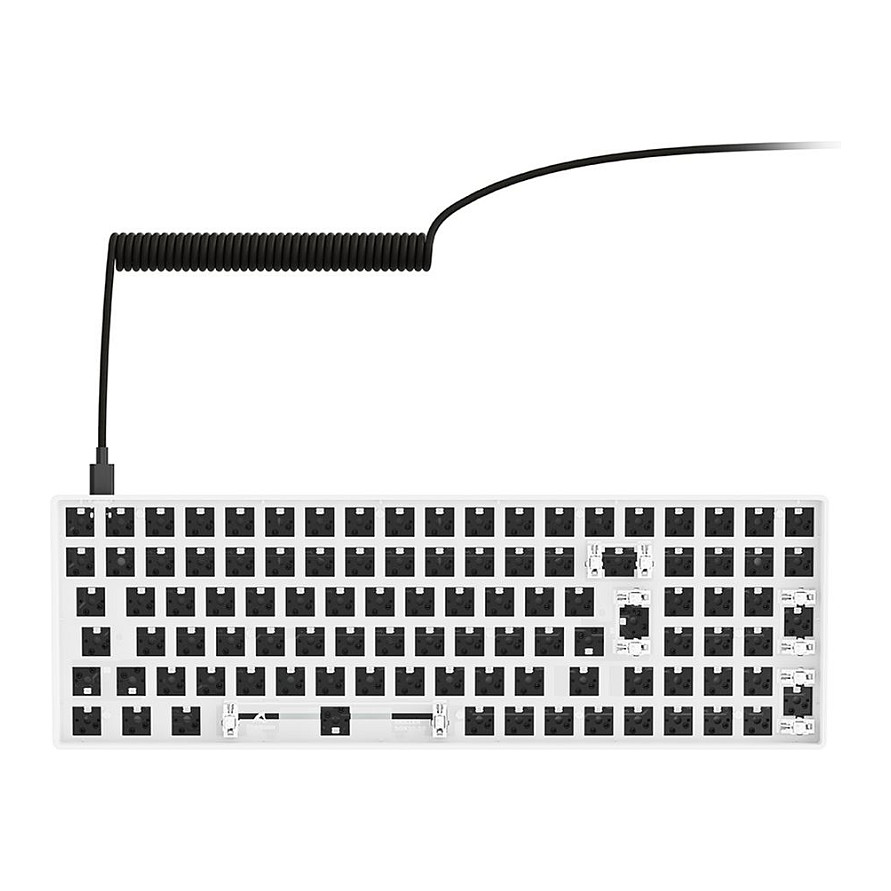 Tastierë Gaming Sharkoon SGK50 S2 Barebone Wired / No Keycaps - Bardhë - 2