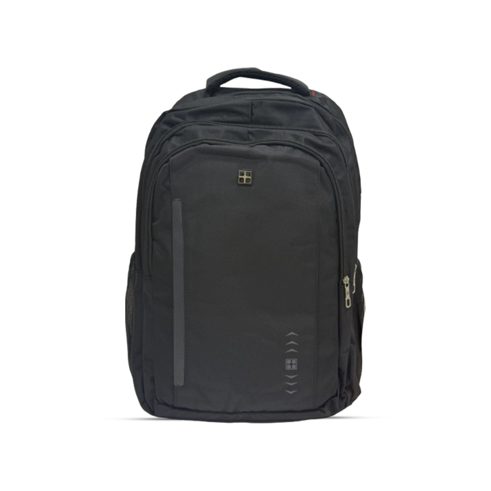 Çantë për Laptop S9001 / B53-88 / 18 Inch /  Polyester / Waterproof / Soft handle / E zezë/Hiri - 1
