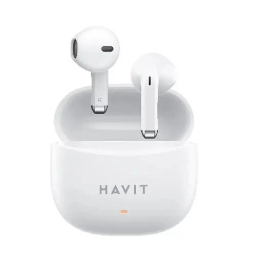 Kufje pa Kabllo HAVIT TW941 / TWS / Bluetooth 5.3 / 13mm / USB-C – Bardhë