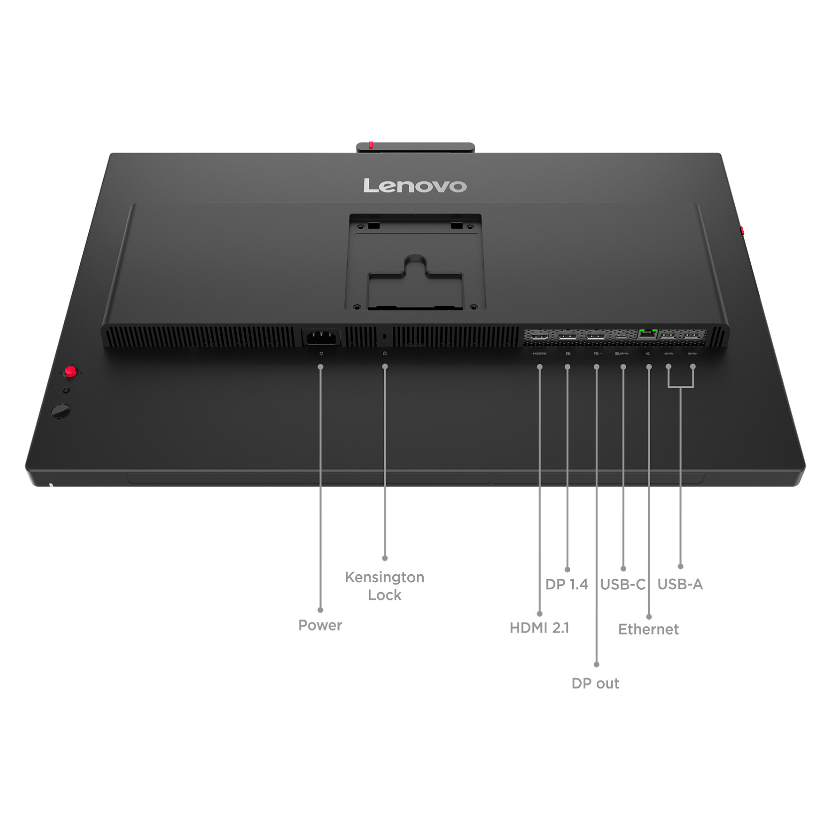 Monitor Lenovo ThinkVision T24-4v / 23.8" Full HD IPS / LCD / 120Hz / 6ms / USB+VGA+DP+HDMI - Zezë - 12